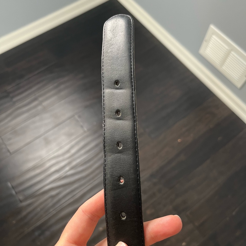 Coach 7600 Black Leather Belt- Size 42”/ 105cm - Picture 10 of 12